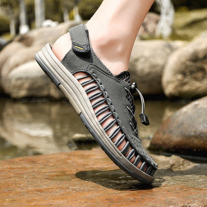 Damen Sportsandalen Elastisch Schnellschnürsystem Bequem