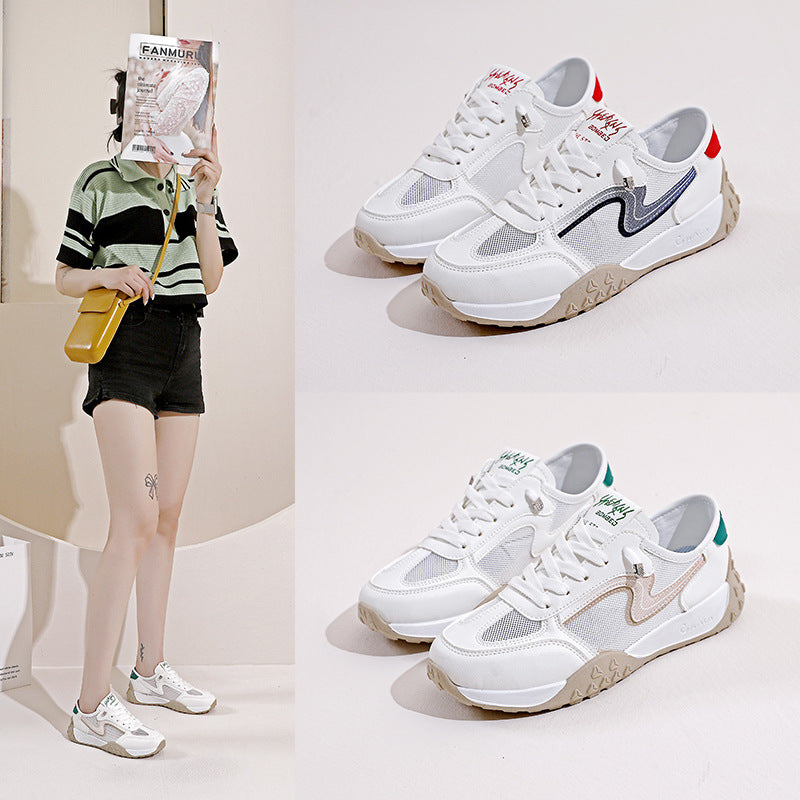 Damen Sneaker Atmungsaktiv Mit Dämpfung Weich Laufsohle - Norvielle