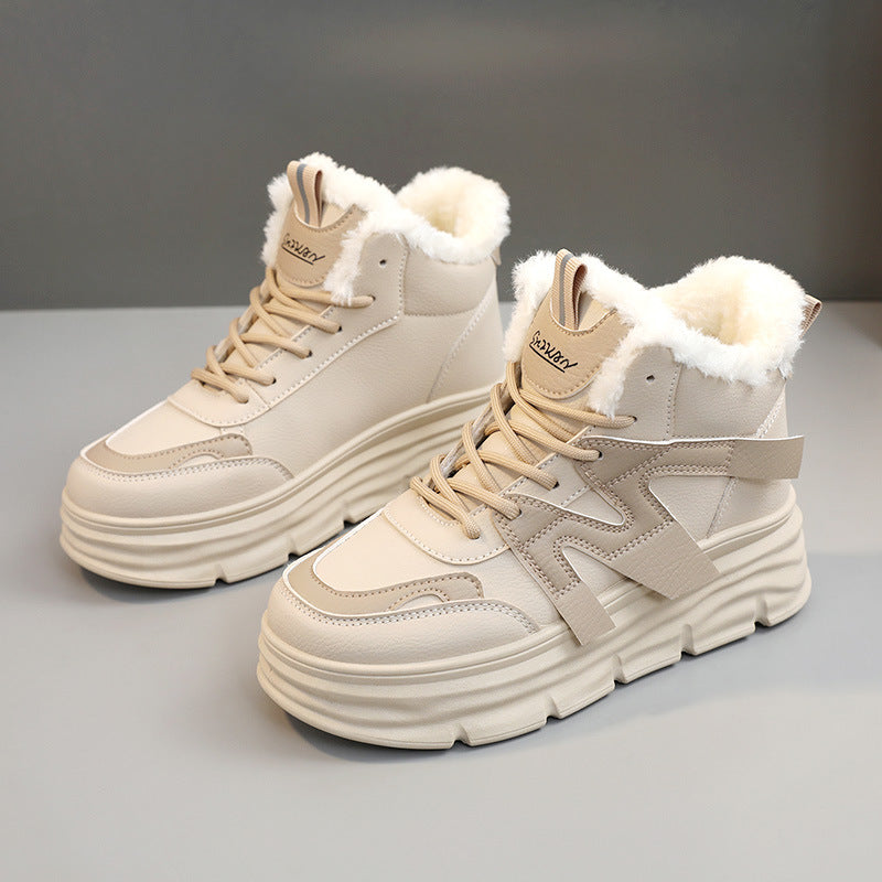 Damen High- Sneaker Sportlich Robust