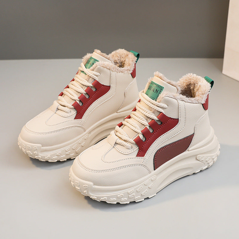 Damen Sneaker Hoch Sohle Komfortabel