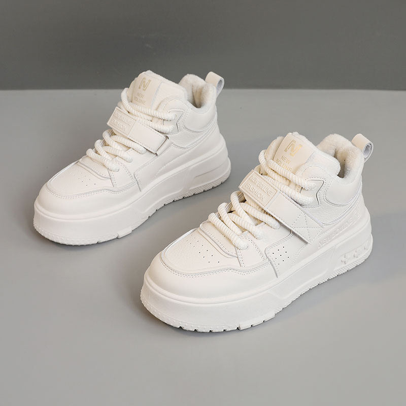 Damen High- Sneaker Gefüttert Klettverschluss