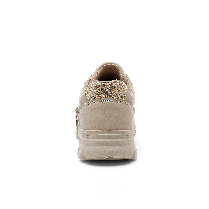 Damen Chunky Sneaker Glitzer Robust