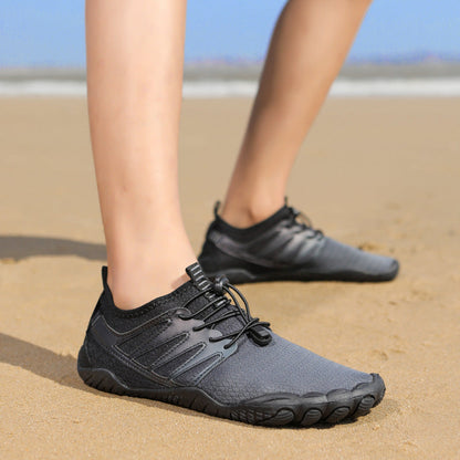Damen Wasserschuhe Elastisch Rutschfest