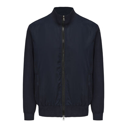 Herren Slim Fit Sommerjacke Lässig Reißverschluss Taschen