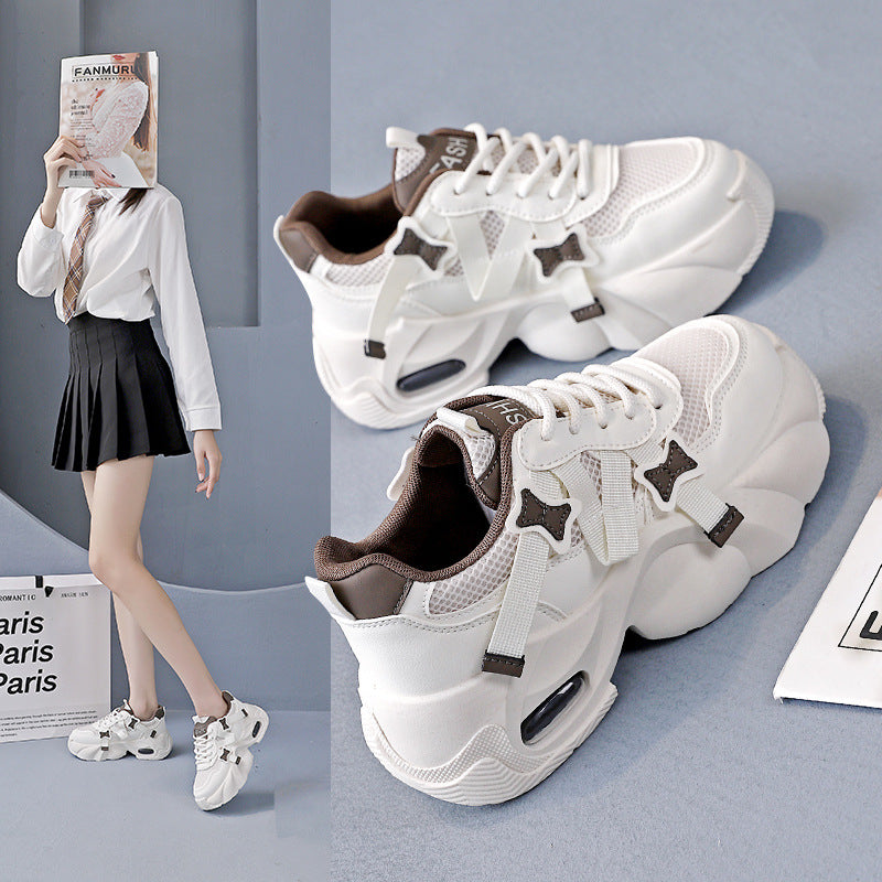 Damen Sneaker Chunky Stil Luftpolsterung Bequem - Norvielle