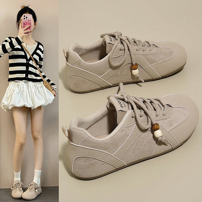 Damen Sneaker Elastisch Schnürsystem Sportlich Bequem - Norvielle