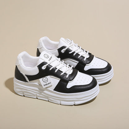 Damen Plattformsneaker Hoch Mit Polsterung