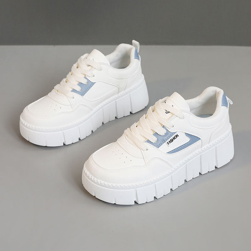 Damen Chunky Sneaker Plateau Schuhe Hoch Modern