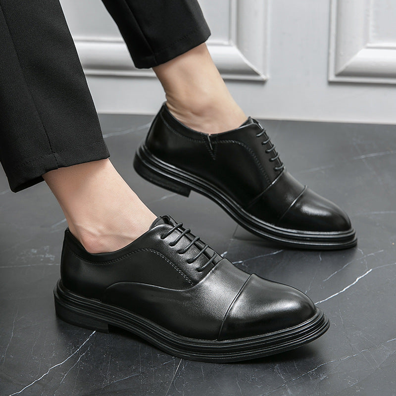 Damen Schnürschuhe Leder Hoch