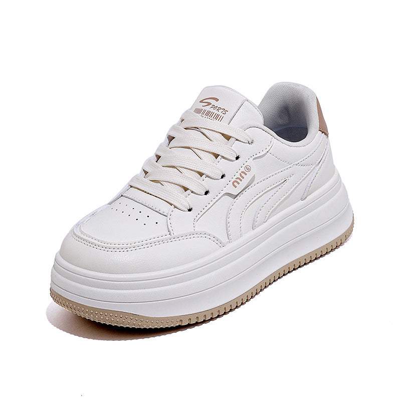 Damen Sneaker Plattform Sportlich Bequem
