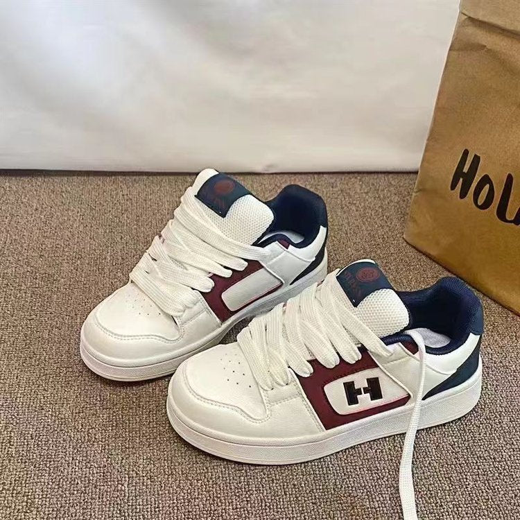 Damen Sneaker Sportlich Kontrastfarben