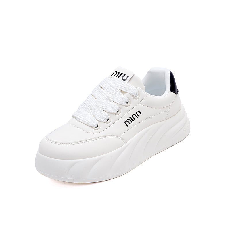 Damen Sneaker Atmungsaktives Mesh Dicke Sohle