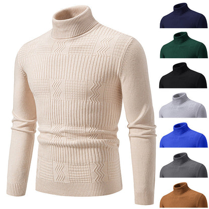 Herren Rollkragenpullover Modernes Strickdesign Elegantes Design - Norvielle