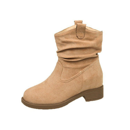 Damen Stiefeletten Weich Rutschfeste Sohle Bequem
