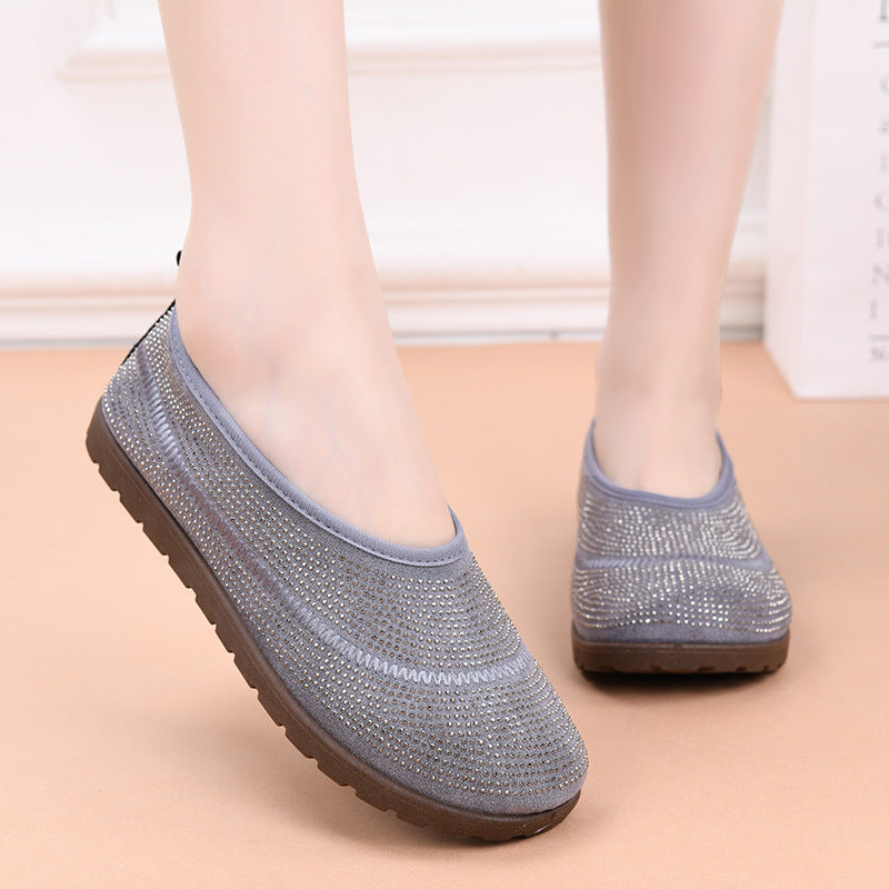 Damen Badeschuhe Atmungsaktives Material Rutschfest