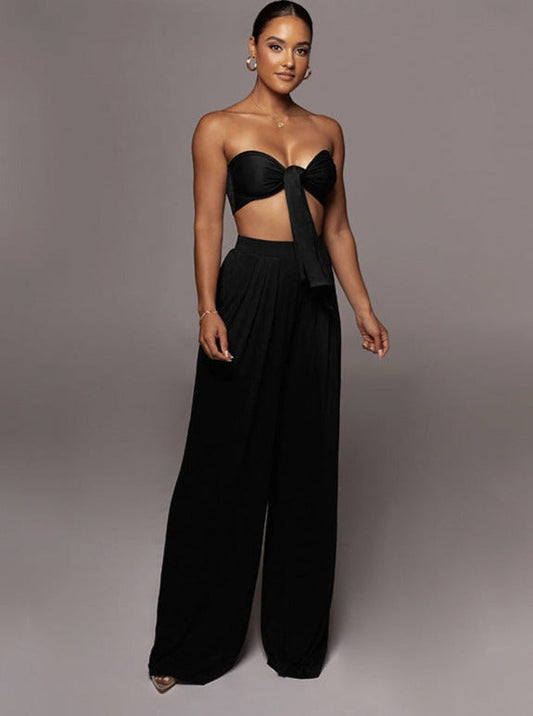 Damen Oberteil Set Schnürtop Elegant - Norvielle