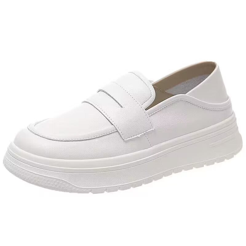 Damen Plateau Slip-On Schuhe Bequem Modisch