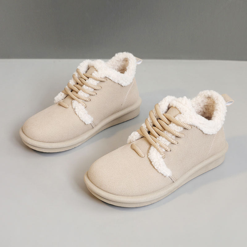 Damen Sneaker Bequem Kuschelige Innensohle