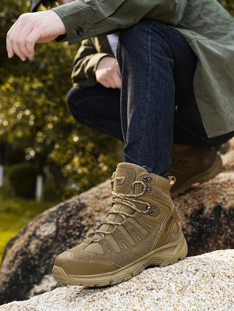 Damen Wanderschuhe Robust Knöchelschutz Outdoorschuhe