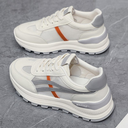 Damen Sport Sneaker Atmungsaktives Mesh Polsterung