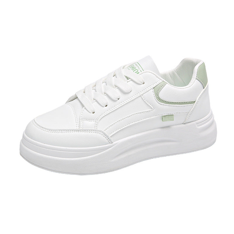 Damen Plateausneaker Hoch Weiche Sohle