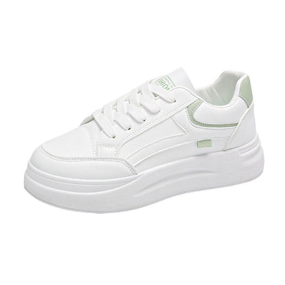 Damen Plateausneaker Hoch Weiche Sohle