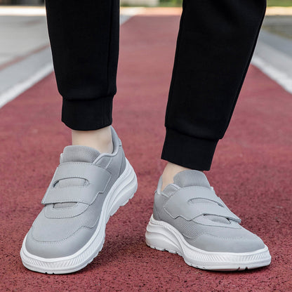 Damen Sneaker Bequem Elastisch Klettverschluss Sportlich wird