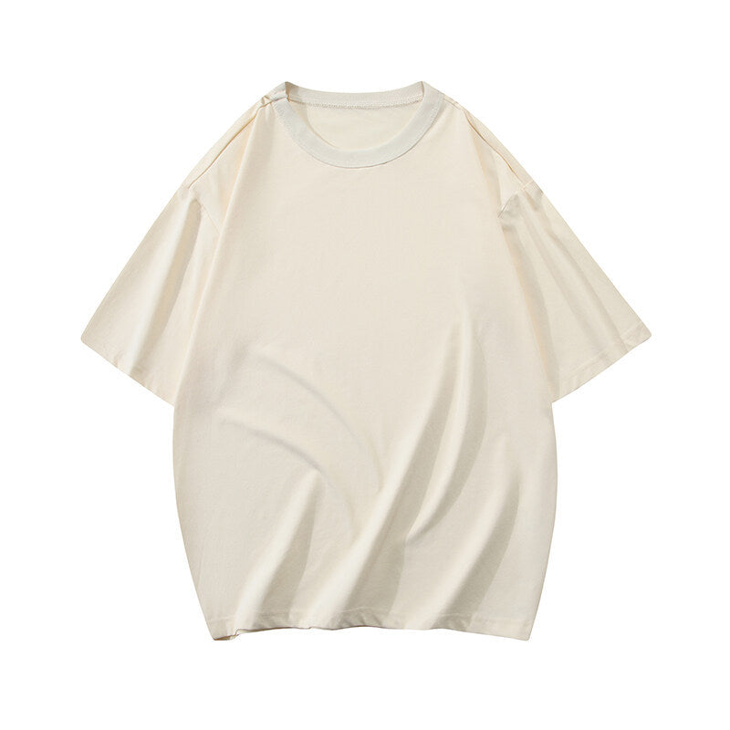 Damen Oversized T-Shirt Lässig Baumwolle