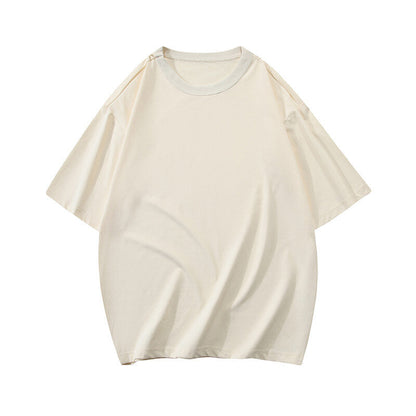 Damen Oversized T-Shirt Lässig Baumwolle