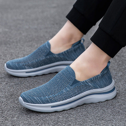 Damen Sneaker Slip-On Atmungsaktives Mesh
