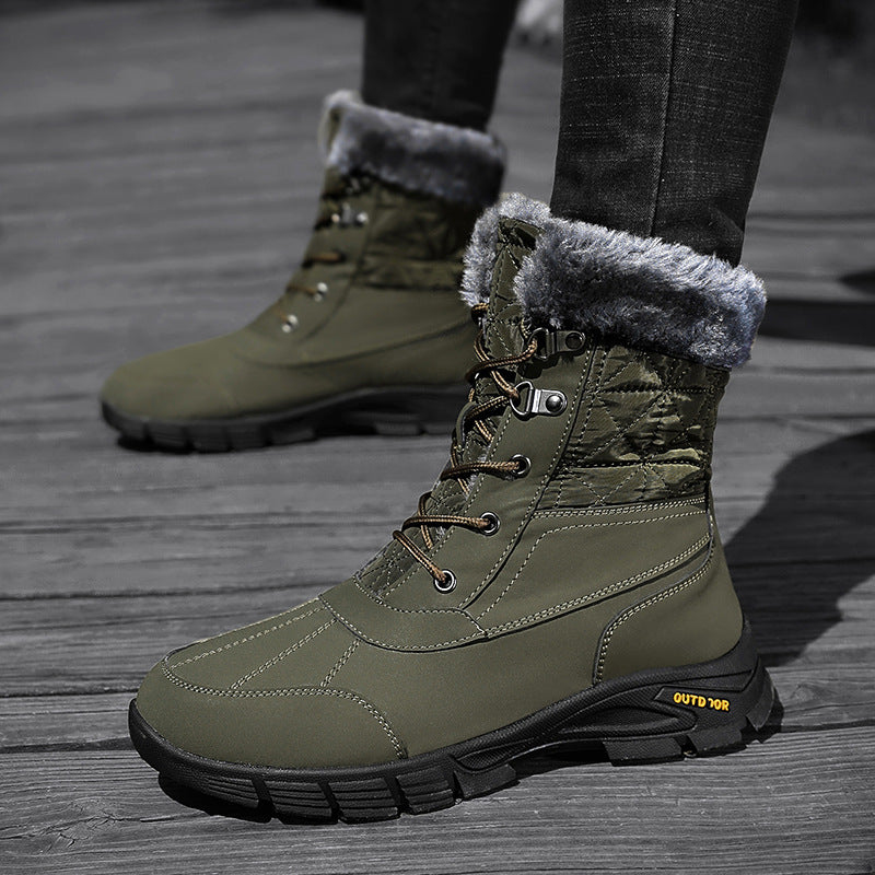 Damen Winterstiefel Weiches Innenfutter Warm