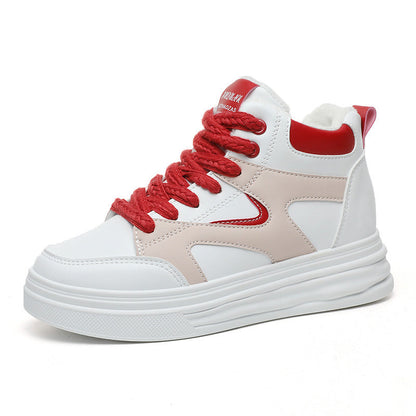 Damen Sneaker Sportlich Schnürung