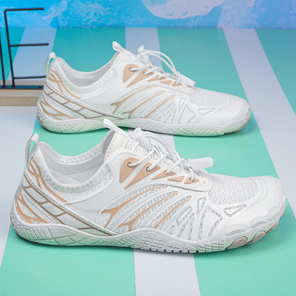 Damen Laufschuhe Atmungsaktives Mesh Rutschfest Flexibel