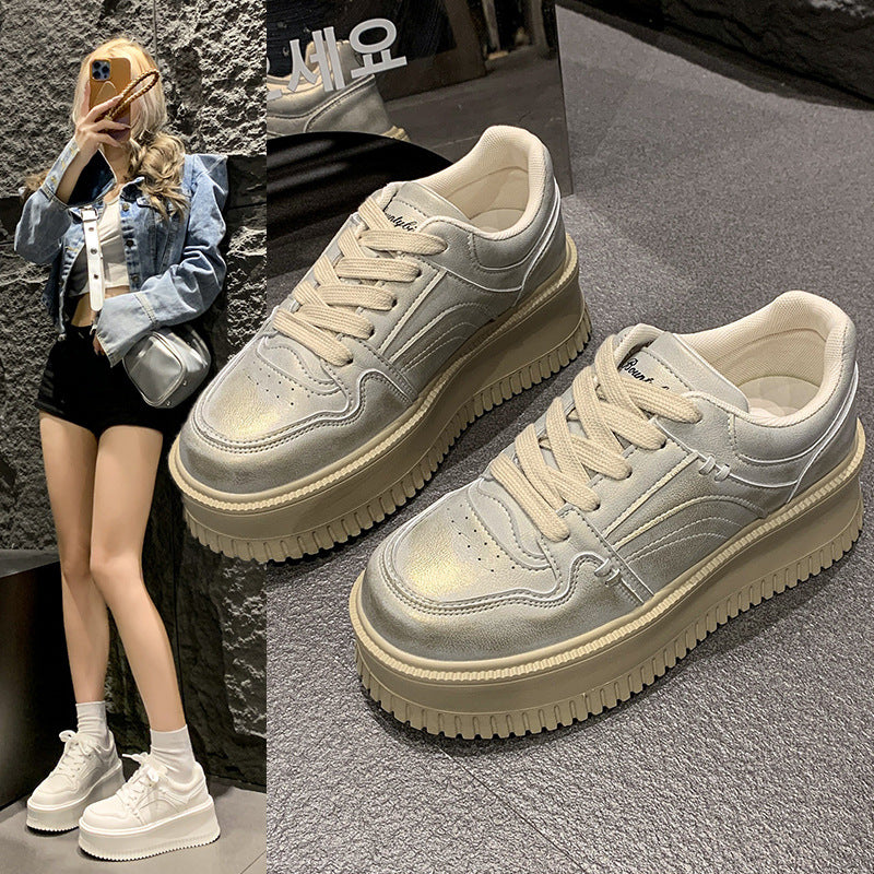 Damen Sneaker PlateauSchuhe Atmungsaktiv Komfortabel sollte besser