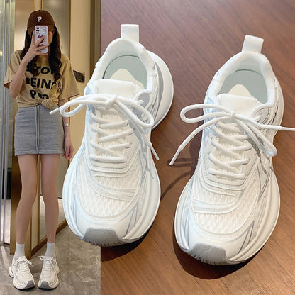 Damen Sneaker Atmungsaktives Netzdesign Sportlich