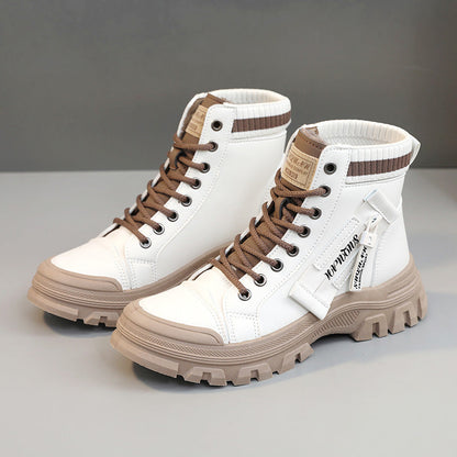 Damen Hochschaft-Sneaker Elastisch Robust