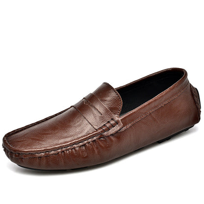 Damen Mokassins Leder Flexibel Bequem