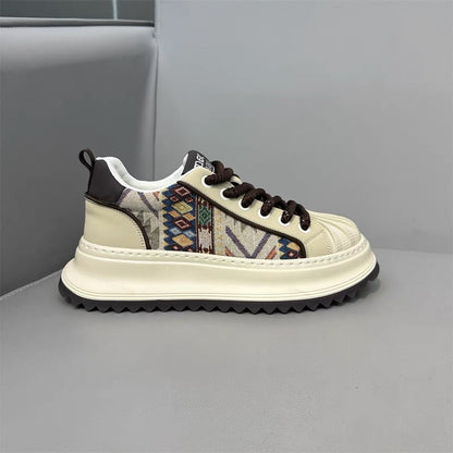 Damen Sneaker Ethnisches Muster Komfort Laufsohle