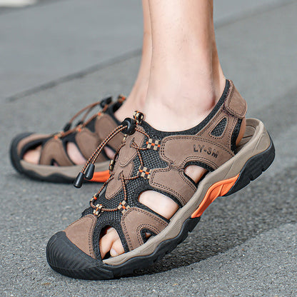 Damen Trekking-Sandalen Sportlich Rutschfest Schnellschnürsystem