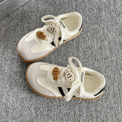 Damen Sneaker Tiermotiv Klettverschluss Lustig - Norvielle