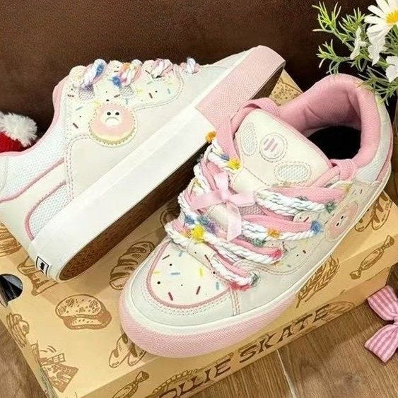 Damen Sneaker Bunt Komfortschuhe