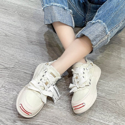 Damen Sneaker Modern Schnürschuhe Trendfarben