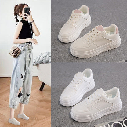 Damen Plateau Sneaker Komfortabel