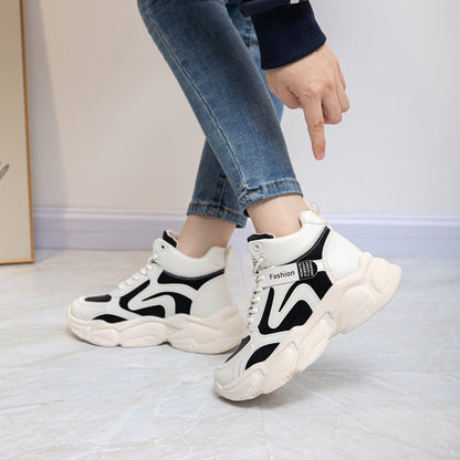 Damen High- Sneaker Atmungsaktives Mesh Verstärktes Sohlenprofil
