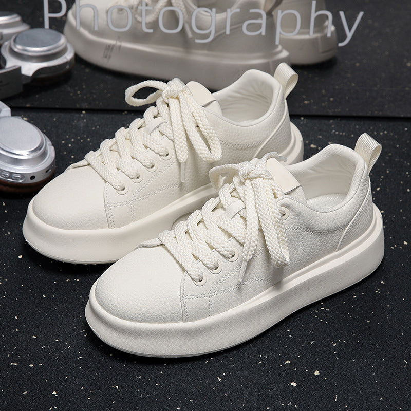 Damen Sneaker Leder Sportlich