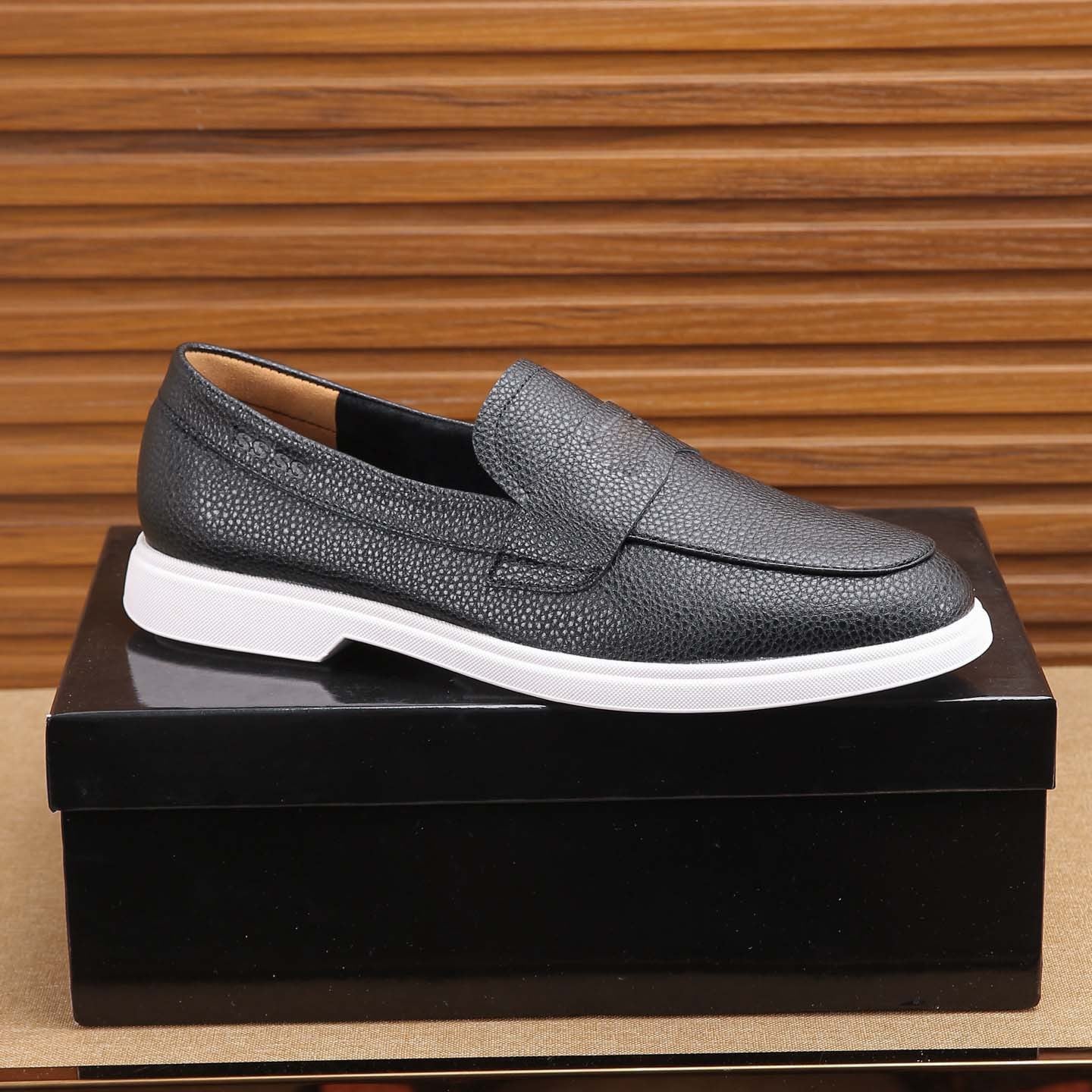 Damen Mokassinschuh Bequem Rutschfest