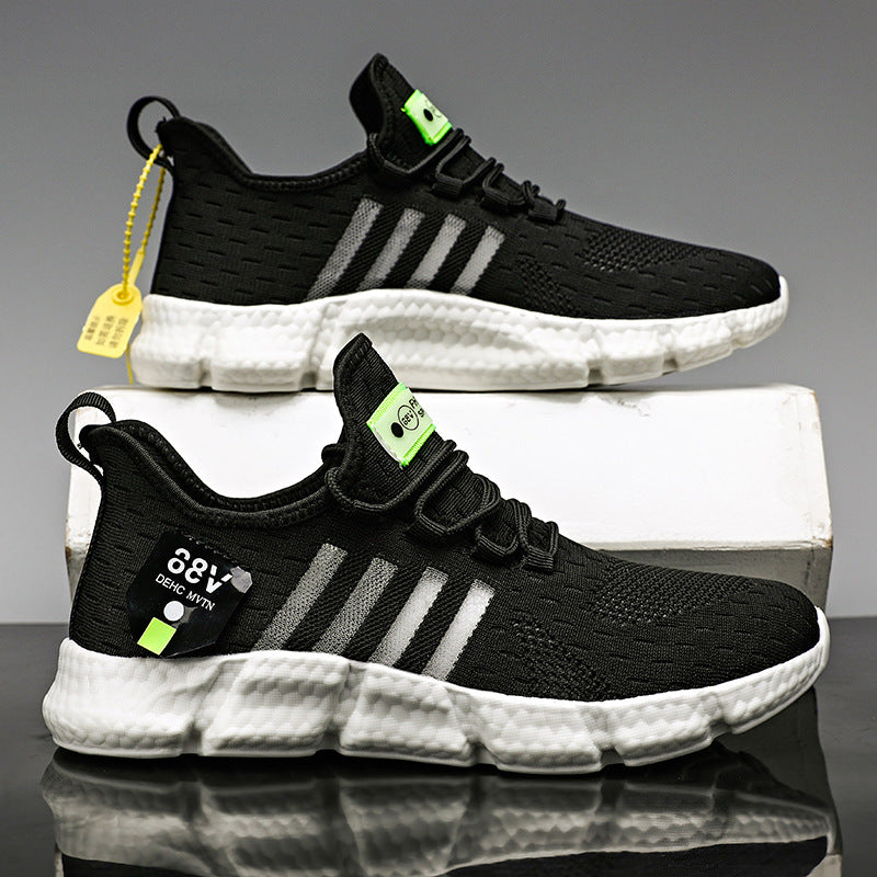 Damen Sneaker Leicht Atmungsaktives Obermaterial Flex-Sohle