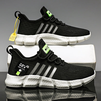 Damen Sneaker Leicht Atmungsaktives Obermaterial Flex-Sohle