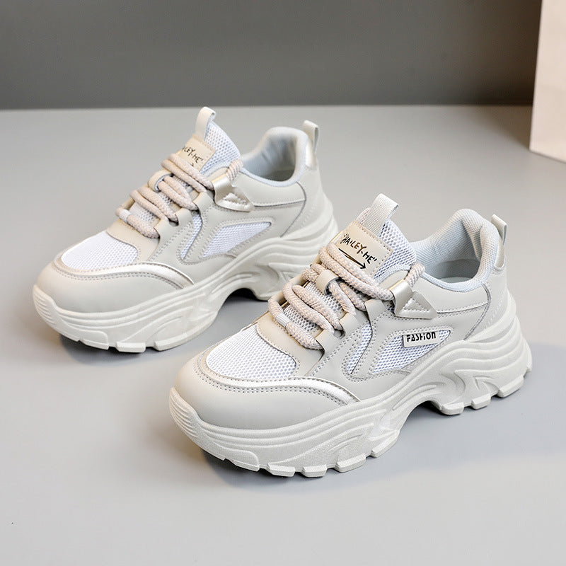 Damen Laufschuhe Chunky Atmungsaktives Mesh Sportlich