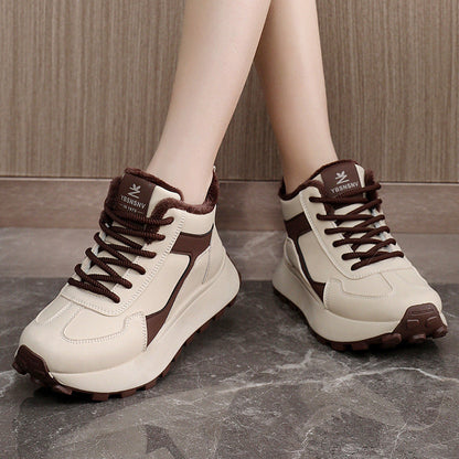 Damen High- Sneaker Flauschig Rutschfest